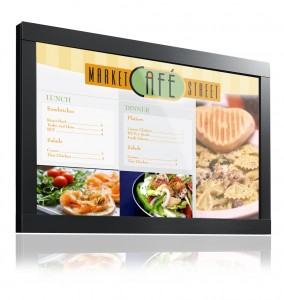 Digital Menu Board Cafe