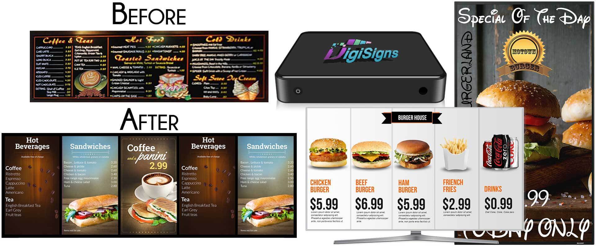 Digital Menu Boards in Kent wa